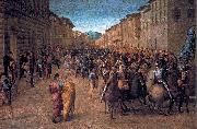 Francesco Granacci Entry of Charles VIII into Florence oil